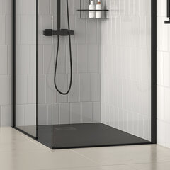 alan 1200 rectangular black slate tray 26mm