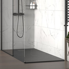 alan 1800 x 800 rectangular black slate tray 26mm