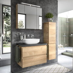 pelipal pcon select ii 750mm vanity unit with washbasin & worktop | 2 handleless drawers