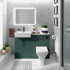 oliver green 1100 fitted furniture unit black