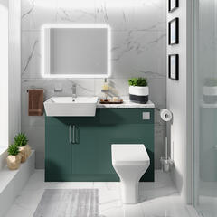 oliver green 1100 fitted furniture unit chrome