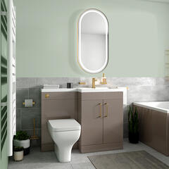 pemberton gold combination right hand sink toilet l shape