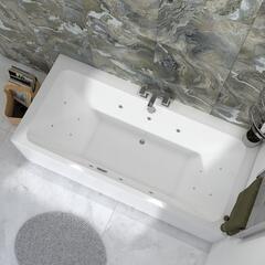 Turin Super Deep 1700 x 800 6 jets Whirlpool Bath