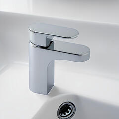 Life Mono Basin Mixer Smooth Bodied Single Lever Deck Mounted Waste Optional
