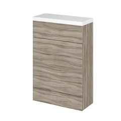 600mm Compact WC Unit & Polymarble Top (Colour Options)