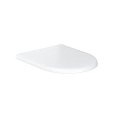 Curve & Carbamide Soft Close Toilet Seat Contemporary Design and White Finish