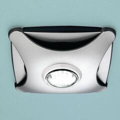 Air Star Extractor Ceiling Fan With Light Matt Silver Contemporary