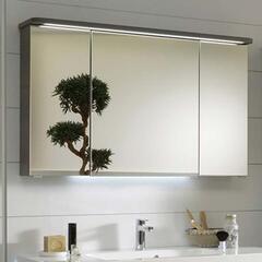 Balto 1200 Bathroom Cabinet with Mirror 3 Doors Including Illuminated Canopy and Socket