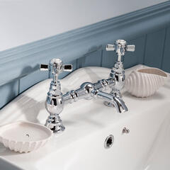 C/p Beaumont Luxury Bridge Basin Mixer Without Waste