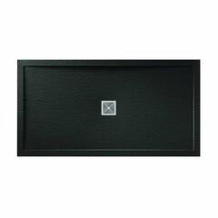 Product image for Black Shower Trays Slate Slimline Rectangle Various Sizes from 1000mm upto 1700mm