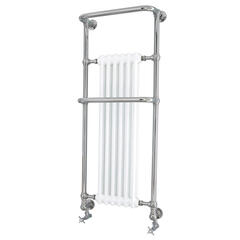 Cabot Wall Htr Chrome Contemporary Bathroom Designer Towel Rail