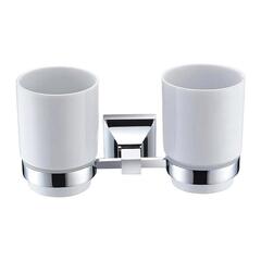 Chancery Double Tumbler & Holder Unique Design Bathroom Accessory