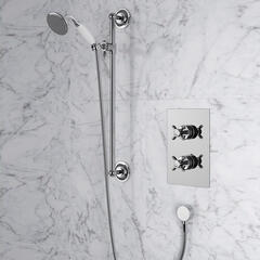Dawlish Concealed Shower & Premium Adjustable Shower Rail