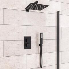 Lifestyle Image for Black Shower Set from Eastbrook