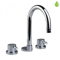 Florentine 3 Hole Single Lever Concealed Deusch Bathroom Chrome Basin Mixer without Pop Up Waste, LP 0.3, Wall Mounted, Excellent Quality