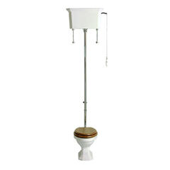Product image for Granley White Pan with Hight Level Cistern