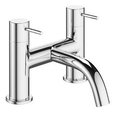 sheek Modern  Bath Mixer Tap With a featured spout And a knob Handle