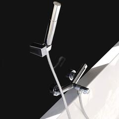 Newline Bath Shower Mixer Tap Wall Mounted knob standard Bathroom