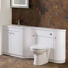 oslo corner combi Bathroom Furniture Unit 2 Ellegant