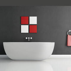 Ovali 1780 X 950 X 560 Freestanding Designer Luxury Rectangle Bath