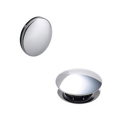 Push Button Basin Waste round Bathroom Accessory