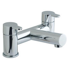 deluxe Modern CHROME Bath Taps