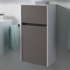 Solitaire 6010 Small Single Storage Bathroom Unit 1 Door 1 Drawer