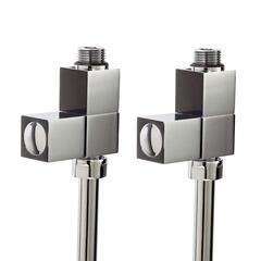 RADS Square Straight Radiator Valves