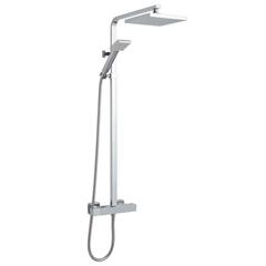 Square Bathroom Thermostatic Bar Valve & Shower Rail