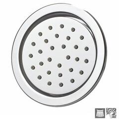 Tilting Round Chrome Round Wall Mounted Shower Head Bodytile, HP 1.0