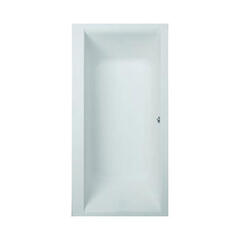 modern rectangle Trojan Elite Double Ended Bath White