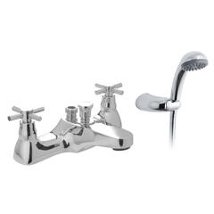 inspiring  CHROME standard Bath Shower Mixer Taps cross head Handle