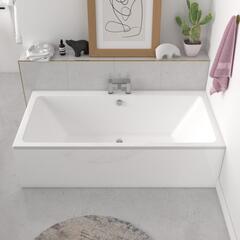 Vernwy 1800x1100 Jumbo Double Ended Rectangle Bath