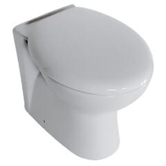 Yubo Back To Wall Toilet & Soft Close Seat curved Ellegant