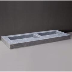 Forzalaqua Palermo Doppio Natural Stone Basin Cloudy Marble Brilliant Bathroom Washbasin