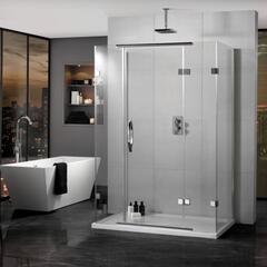 Product image for Inline Hinged Door 3 Sided Shower Enclosure