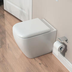 Metropolitan Back To Wall Toilet & Soft Close Seat straight High Quality