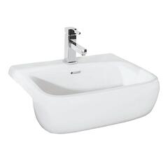 Metropolitan Semi-recessed Basin for Bathroom and Cloakroom