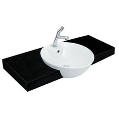 Titanio Round Semi-recessed Basin