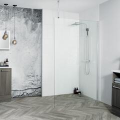 Product image for Venturi 8 Wetroom 8mm Easy Clean Glass Panel