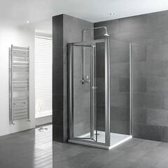 Volente bifold Door Silver Shower Enclosure Luxurious Stylish Bathroom Accessory