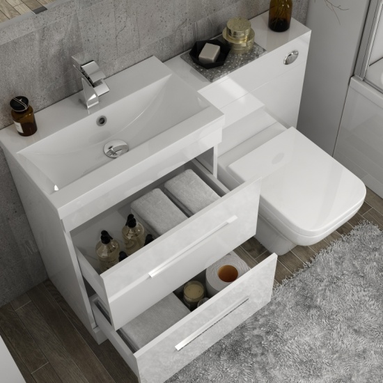 Patello 1200mm Bathroom Vanity White Furniture Set Extra Product Image For Patello 1200Mm Bathroom Vanity White Furniture Set 3