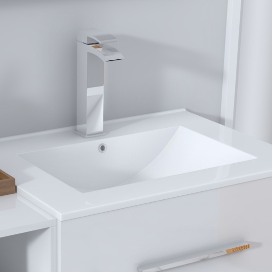 Sonix 890 White Wall Hung Unit