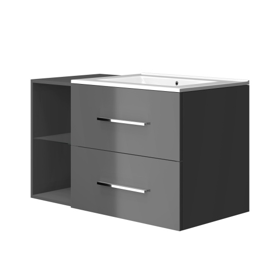 Sonix Grey 890 Bath Suite