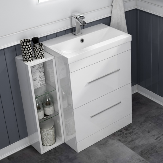 Patello 60 Vanity And 200 Filler unit White Patello 60 Vanity And 200 Filler unit White