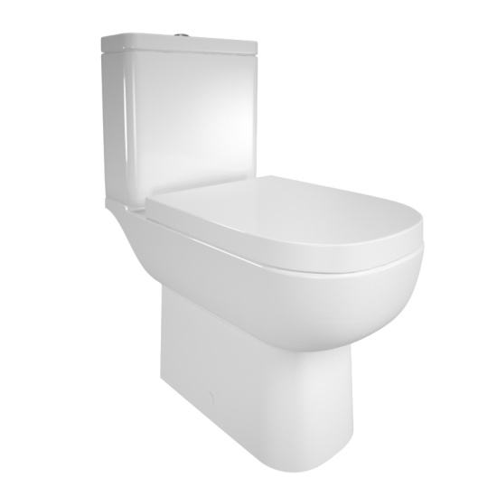 Sonix Close Coupled Toilet with Cistern and Soft Close Seat Extra Product Image For Sonix Close Coupled Toilet With Cistern And Soft Close Seat 4