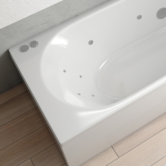 Laguna Straight Single Ended 1500x700 Whirlpool Bath Laguna Straight Single Ended 1500x700 Whirlpool Bath