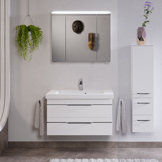 Balto Bathroom Wall Hung Vanity Unit 2 Drawers Balto Bathroom Wall Hung Vanity Unit 2 Drawers
