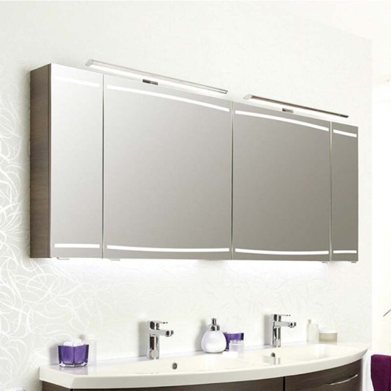 Cassca Mirror Cabinet LED 3 Door Lighting with Shaver Socket Extra Product Image For Cassca 3 Door Bathroom Cabinet with Mirror with LED Lighting and Shaver Socket 3