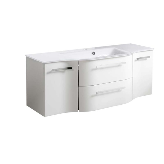 Contea Wall Hung Vanity Unit 2 Doors 2 Drawers Extra Product Image For Contea Wall Hung Vanity Unit 2 Doors 2 Drawers 2